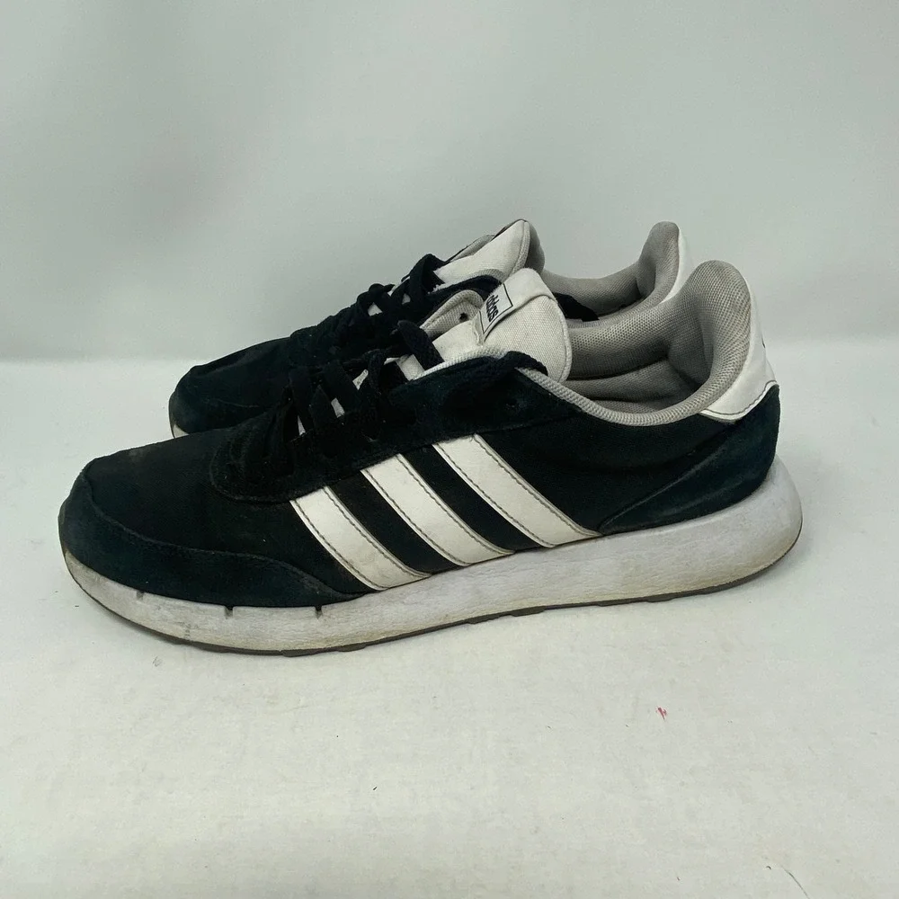Adidas V Racer 2.0 Mens Sneakers Black White FZ0958 Low Top Shoes Size 10